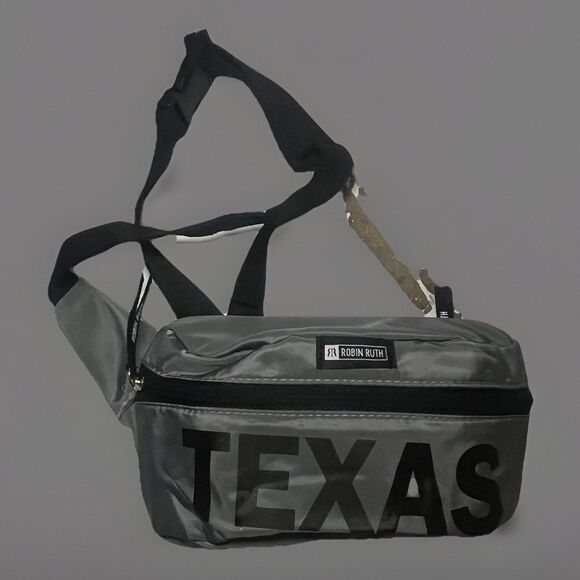 Robin Ruth Other - Robin Ruth Texas Waist Bag Fanny Pack NWT Gray Black Adjustable Belt Unisex